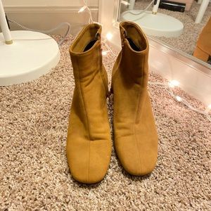 Suede booties
